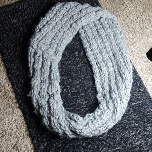 Free People Grey Infinity Scarf